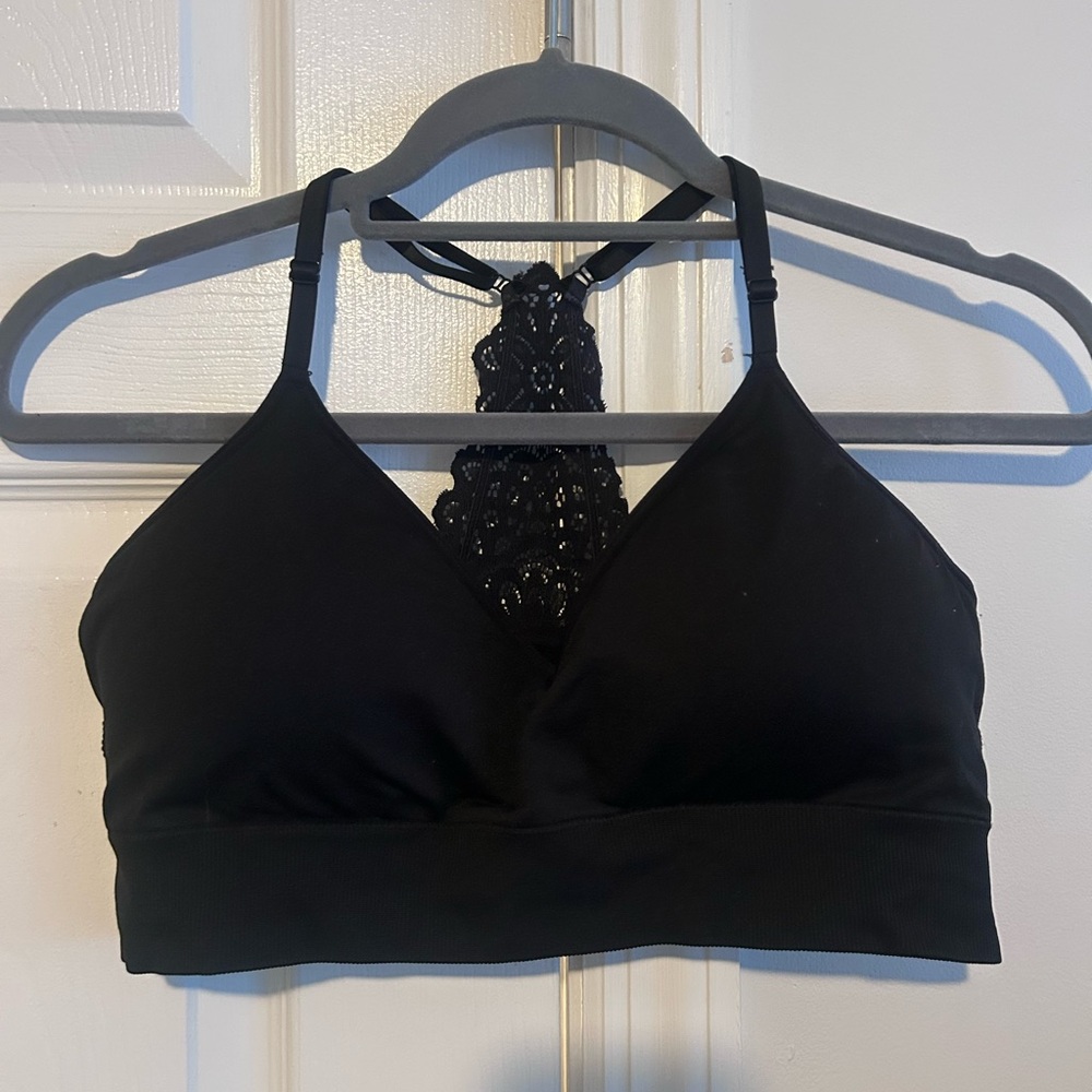 Auden Black Racerback Bralette - XL